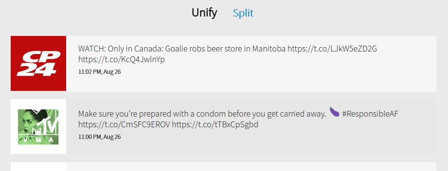 Unify view